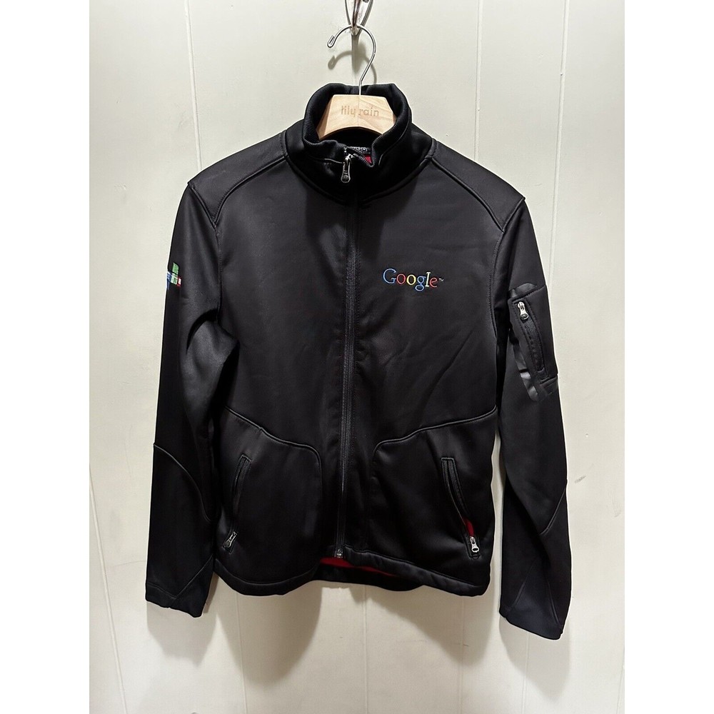 Women’s Ogio X Google Black Full Zip Sweater  Size Small RARE HTF